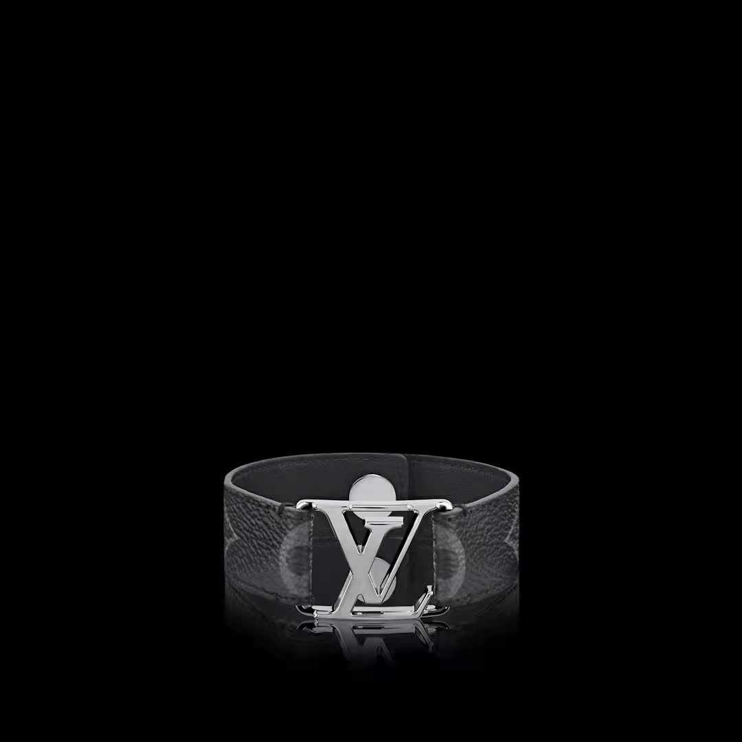 Louis Vuitton Monogram Leather Bracelet